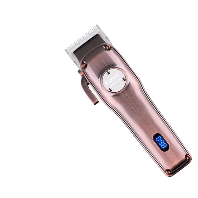 Kemei Wiederaufladbare Elektrische Haar Clipper KM-9350 Schnelle Lade Lange Zeit Metall Gehäuse Salon Professional Trimmer