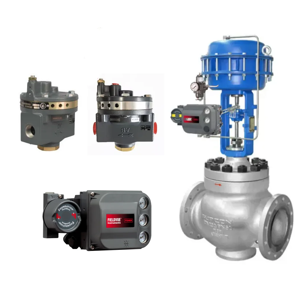 

Throttling Control Valve With Fisher 2625 Volume Booster And DVC6200 Digital Valve Controller Stock Supplier Valve Positioner