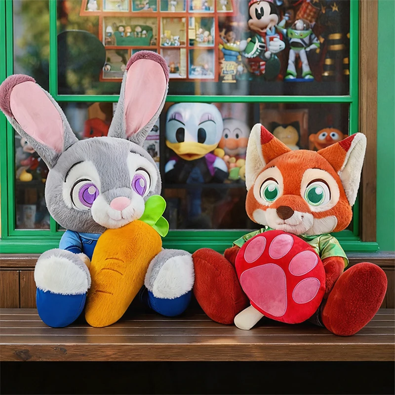 

New Disney Cute Zootopia Judy Nick Officer Clawhauser Sweet Lovely Plush Toy Stuffed Animal Birthday Gift for Kids and Couples