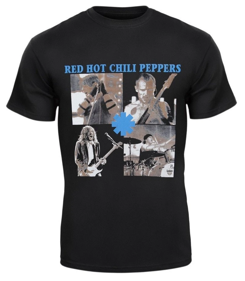 

RED HOT CHILI PEPPERS BAND Band T-Shirt Men's and Women's Short Sleeve Retro Hip Hop Y2k Tops Brand Tshirt Summer Men Streetwear
