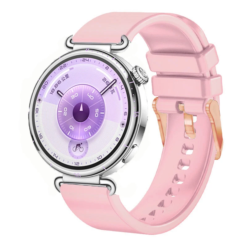 Силиконовый ремешок 18 мм для HUAWEI WATCH GT6 GT 5 GT4 41MM/GT5 Pro Сменный браслет для Garmin Venu 2S 3S 4S 41MM Браслет