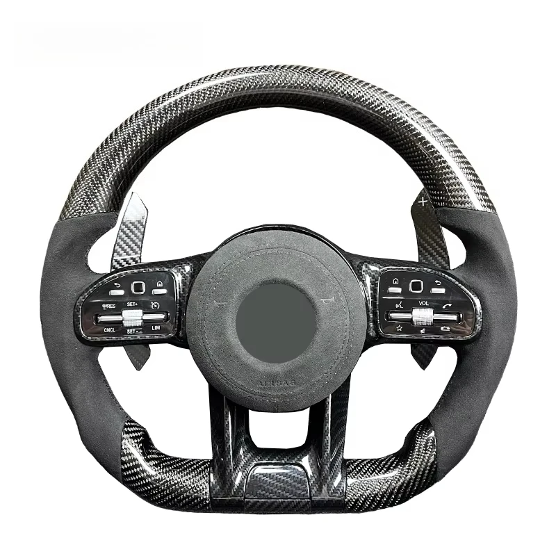 

Custom Carbon Fibre Steering Wheel For Merce-dess Ben-zs GLK GLC AMG A E-Class W207 W215 W204 E300 W177