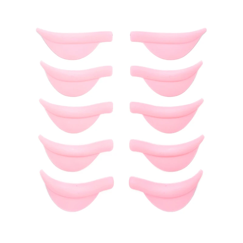 5Pairs Silicone Eyelash Perming Rod Shield Lamination Pad Lash Lift Kit 3D Lashes Extension Curler Accessories Makeup Tools