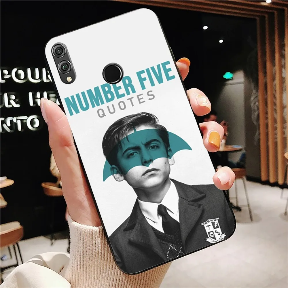 Number Five Aidan Gallagher Phone Case For Huawei Honor 10 lite 9 20 7A 9X 30 50 60 70 pro plus Soft Silicone Cover