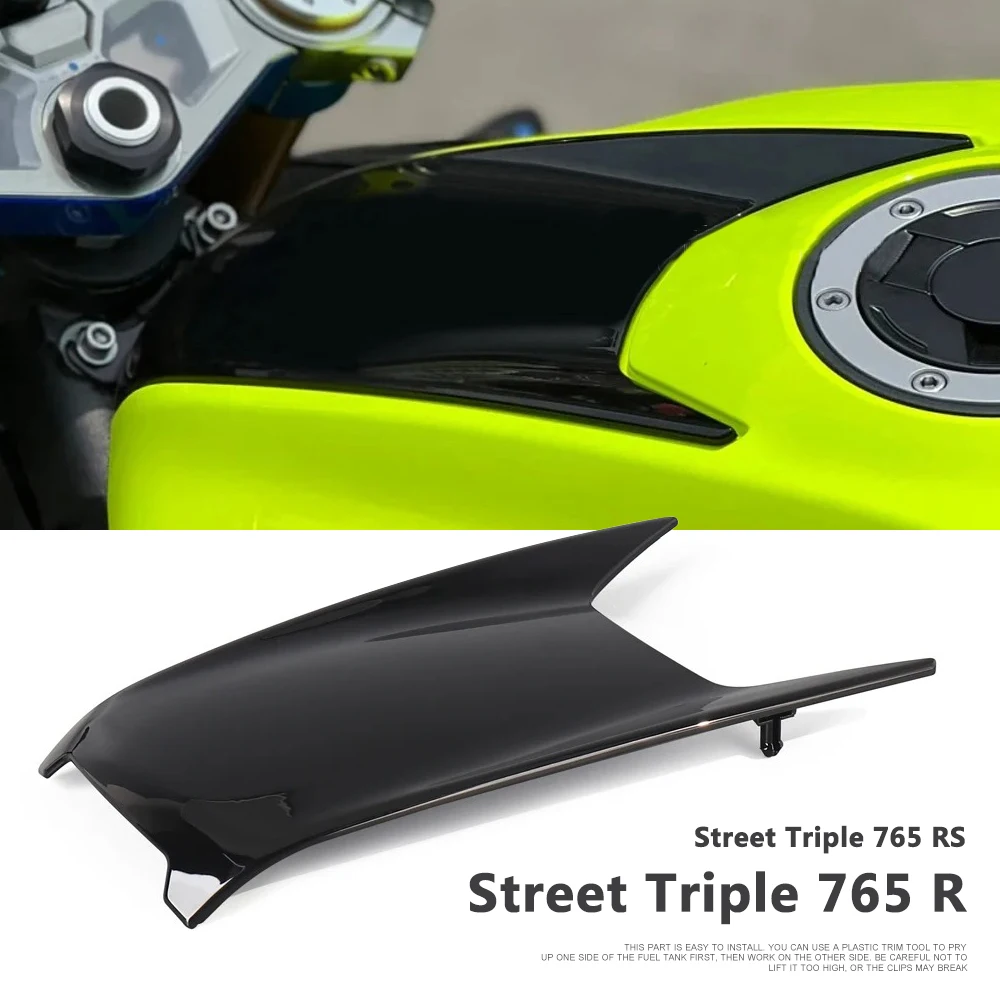 

Carbon Fiber Motorcycle Parts For Street Triple 765 R 765 RS Fuel Tank Air Box Front Upper Cover Fairing Cowl 765R 765RS 2024