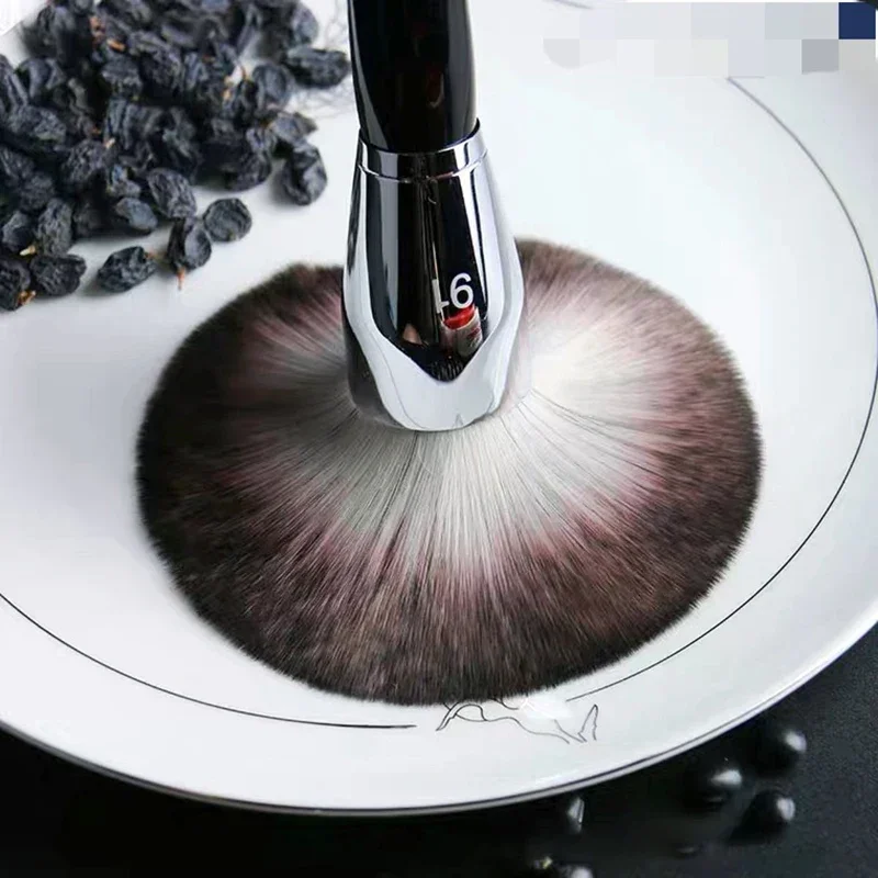 1 pz Pennello per fard professionale Pennello per cipria super morbido grande e soffice Pennello per cipria Strumenti per trucco Pennello per cipria Pennelli per trucco