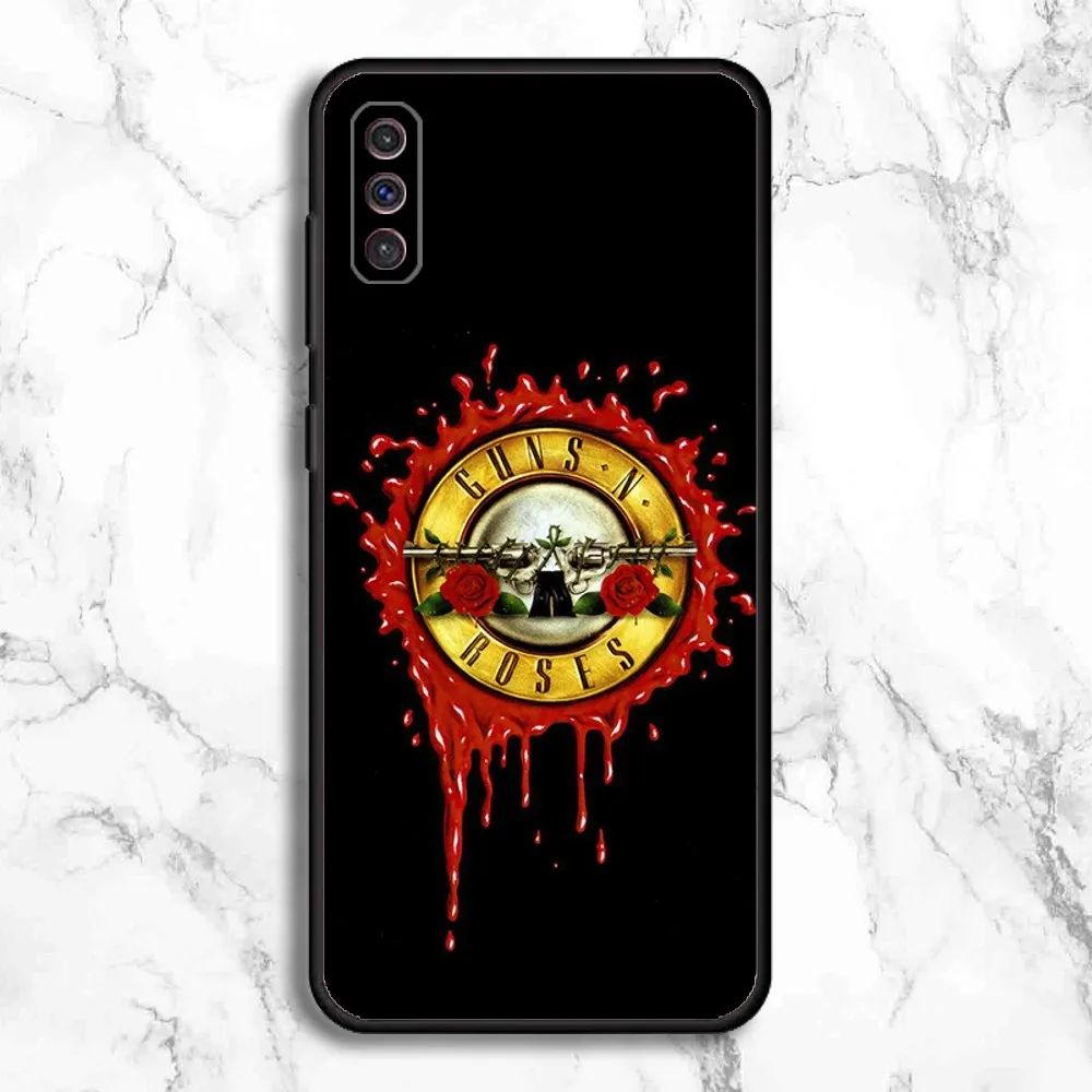 G-Guns N Roses Rock Band Phone Case For Samsung Galaxy A13,A21s,A22,A31,A32,A52,A53,A71,A80,A91 Soft Black Phone Cover