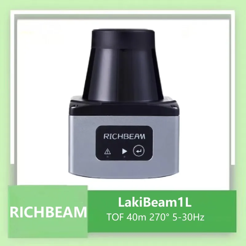 RICHBEAM LakiBeam1L 40m lidar 5-30Hz Industry-grade 2D laser radar sensor for outdoor mapping and AGV obstacle avoidance