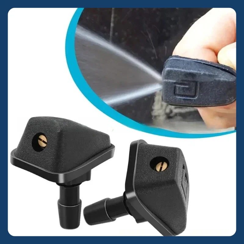 

2Pcs Auto Car Windshield Washer Wiper Water Spray Nozzle Fit for Ford Focus 2 3 1 MK2 MK3 MK1 Fusion Fiesta Ranger Mondeo Mk4