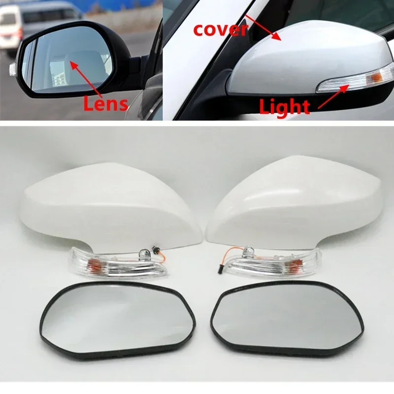 Car Rearview Mirror Cover Case Lens Turn Signal Light Housing For Haima 3 2011 2012 2013 Auto Accessories