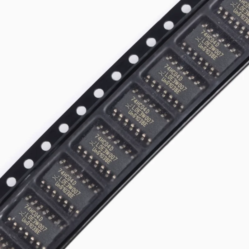10PCS-100PCS 74HC04D SOIC-14 74HC04D, 653 SOP14  Six-Way Inverter SMD Logic Chip