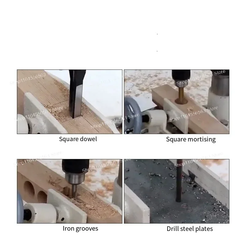 آلات نقر النجارة المربعة واللسان آلات الطاولة المفتوحة آلات الحفر والشق المربعة #4