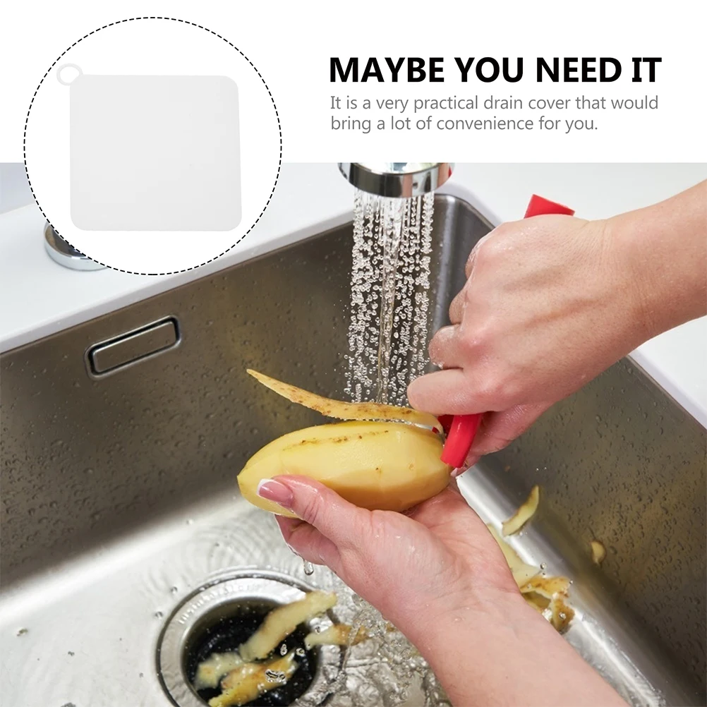 

2Pcs Premium Silicone Drain Cover Anti-Clog Floor Drain Caps Sewer Filter Cover for Toilet Kitchen Bathroom Wash Basin