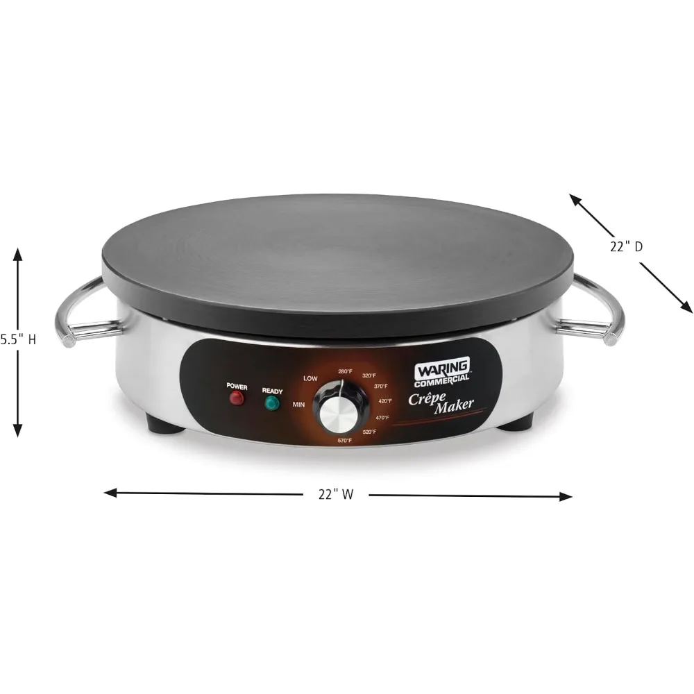 Commercial WSC165BX Crepe Maker, 208V, , Stainless Steel, Silver