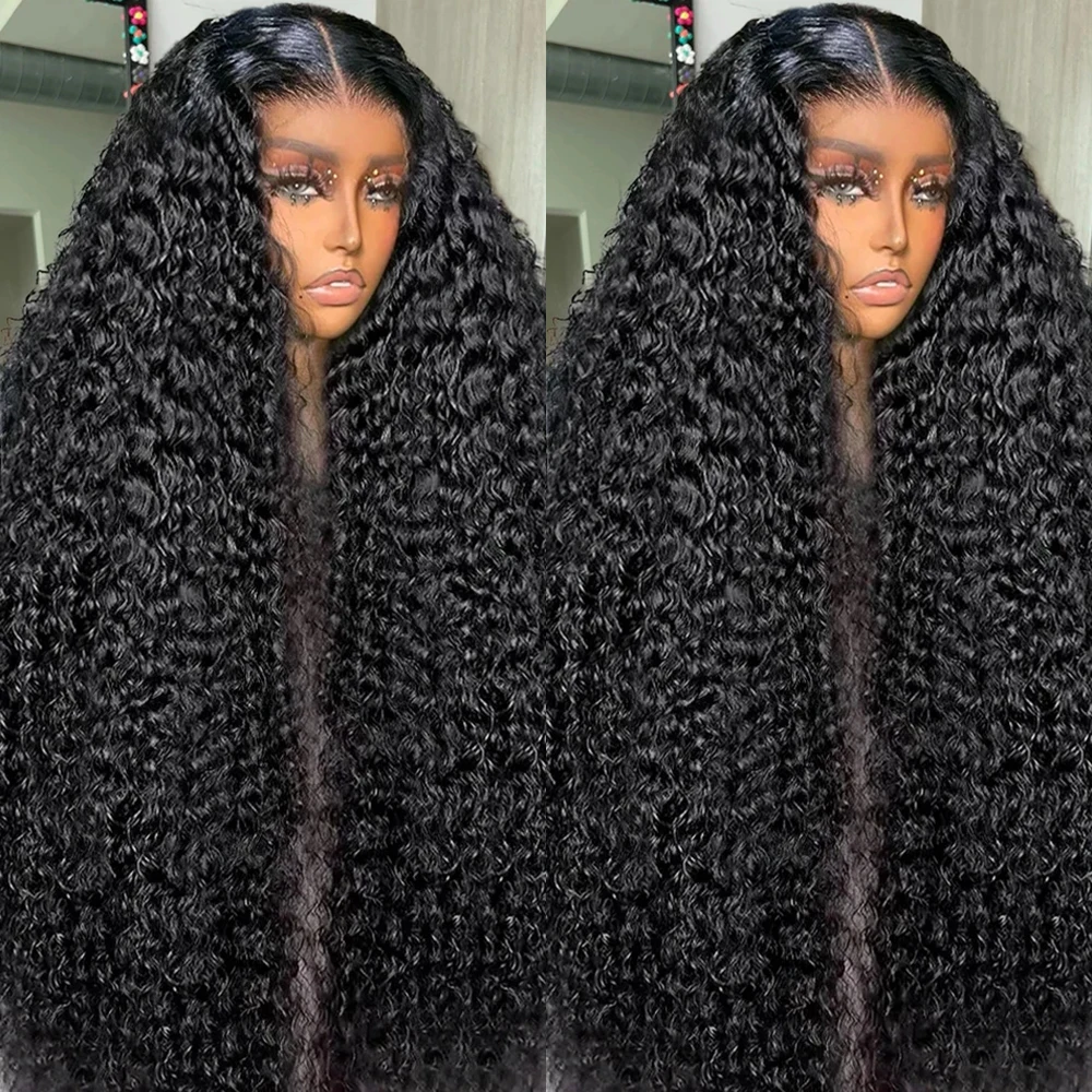 30 40 Inch Glueless Wig Human Hair 13x4 Loose Deep Wave Frontal Wig Ready To Go Human Hair 7x5 HD Glueless Curly Wigs Preplucked