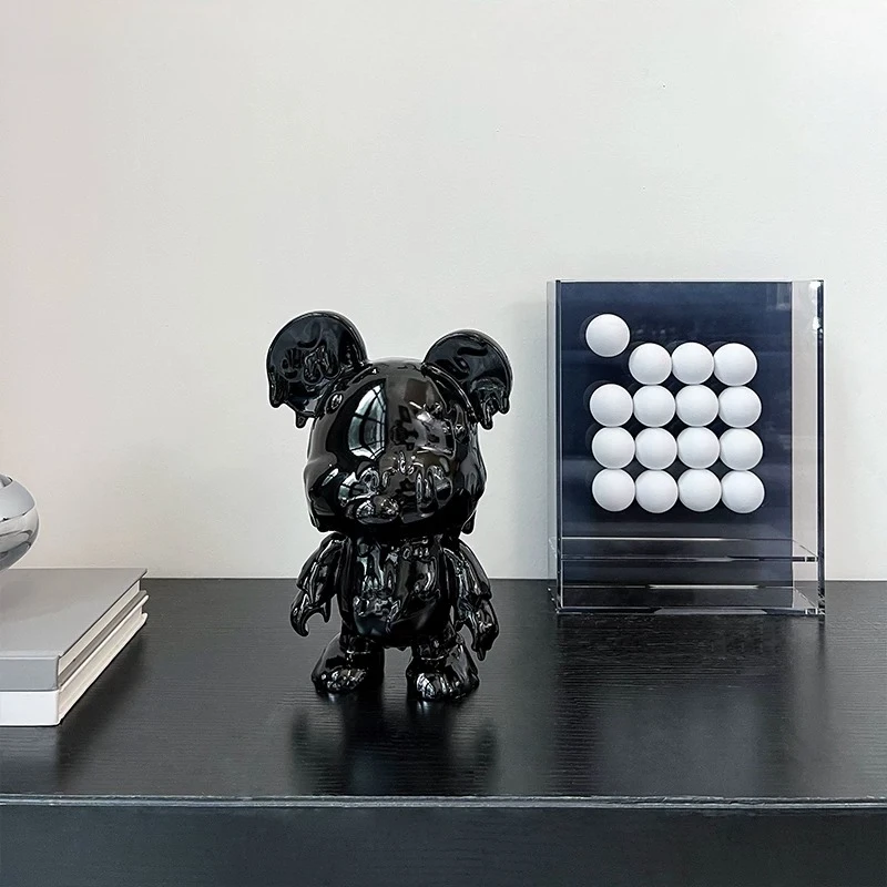 Simple and Modern Cartoon Figurine, Cool Little Devil with A Gas Mask, Home Decor Item