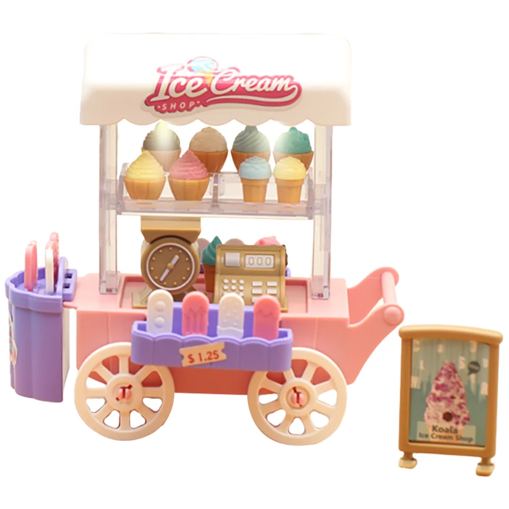 

Ice Cream Truck Plaything Kit Small Party Prop Interesting Compact Children’s Toys