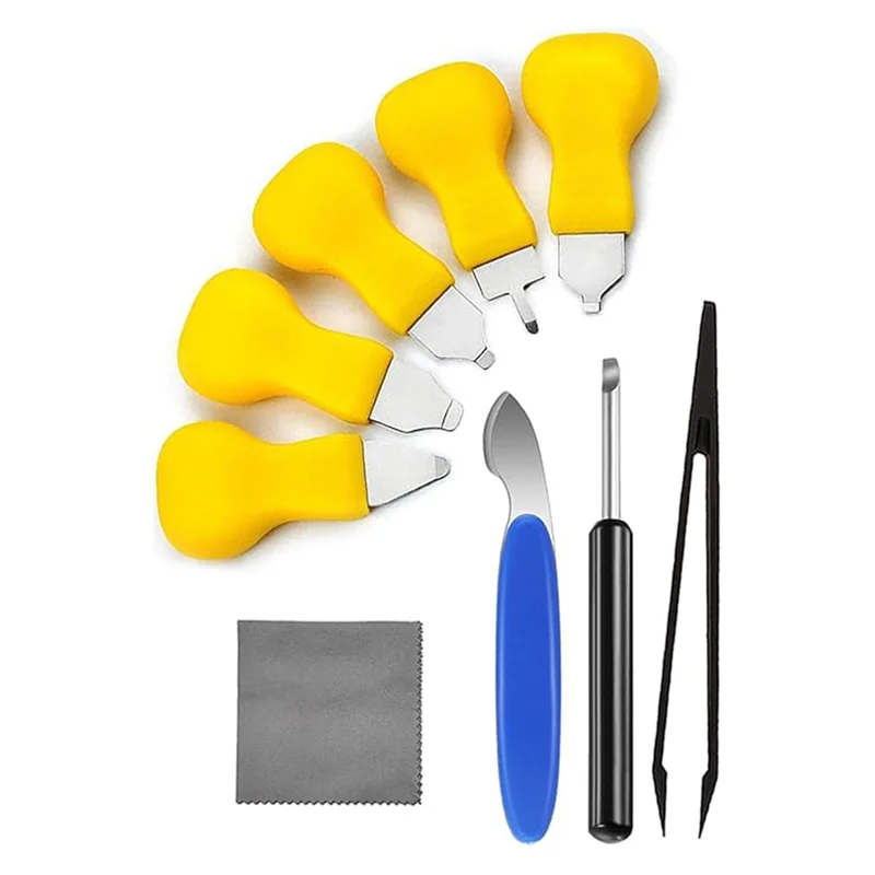 AA63 الساخن ساعة الظهر أداة إزالة الصواميل 9 In1 ساعة استبدال البطارية مجموعة أدوات فتاحة مزيل أدوات And مكافحة ساكنة الملقط B