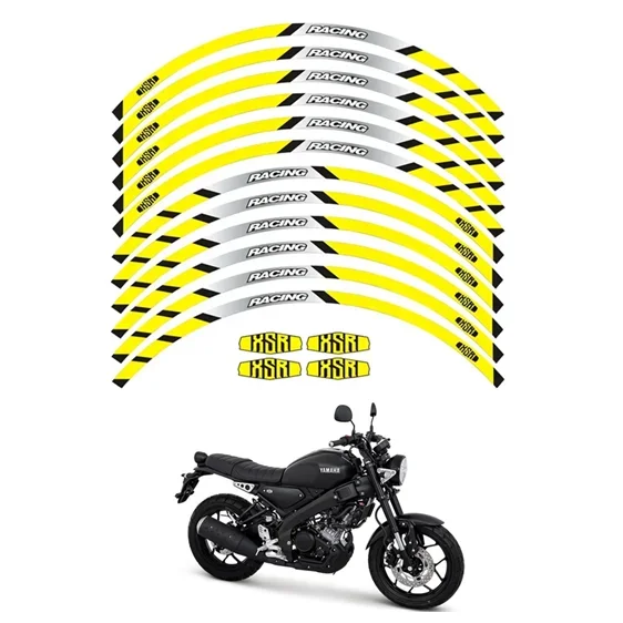 For Yamaha XSR 125 155 700 900 Motorcycle Parts Contour Wheel Decoration Decal Sticker - C