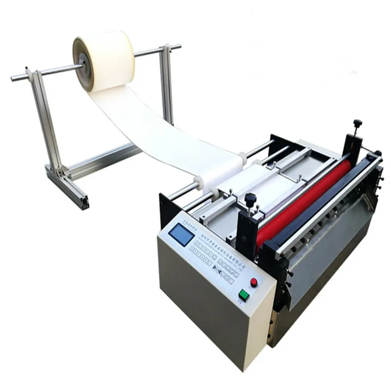 40m Electric automatic gift paper/plastic film cross cutting rewinding machine