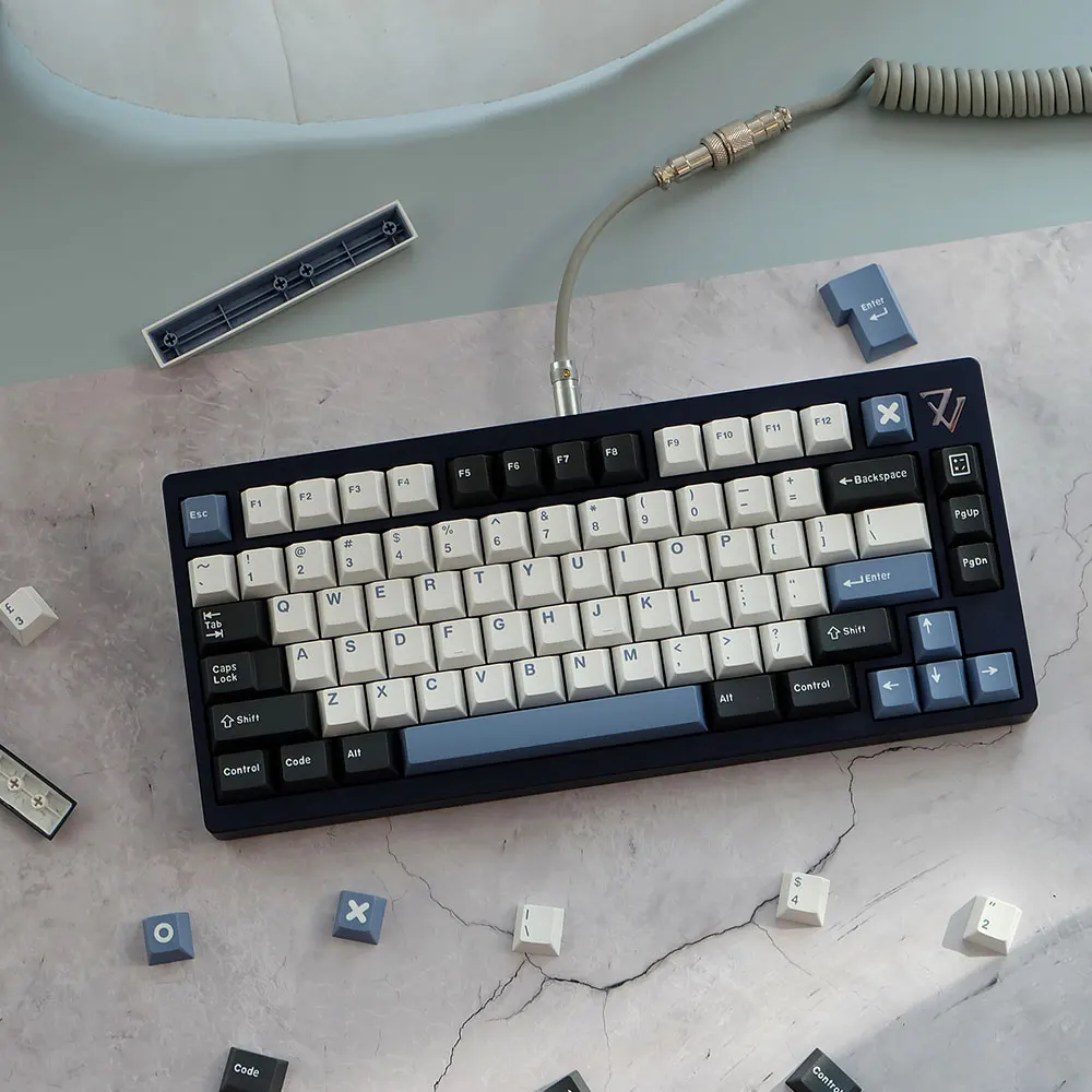171 Keys GMK Arctic Keycaps ABS Double Shot Keycap Cherry Profile GMK Clone Caps For MX Switch Mechanical Gaming Keyboard Office