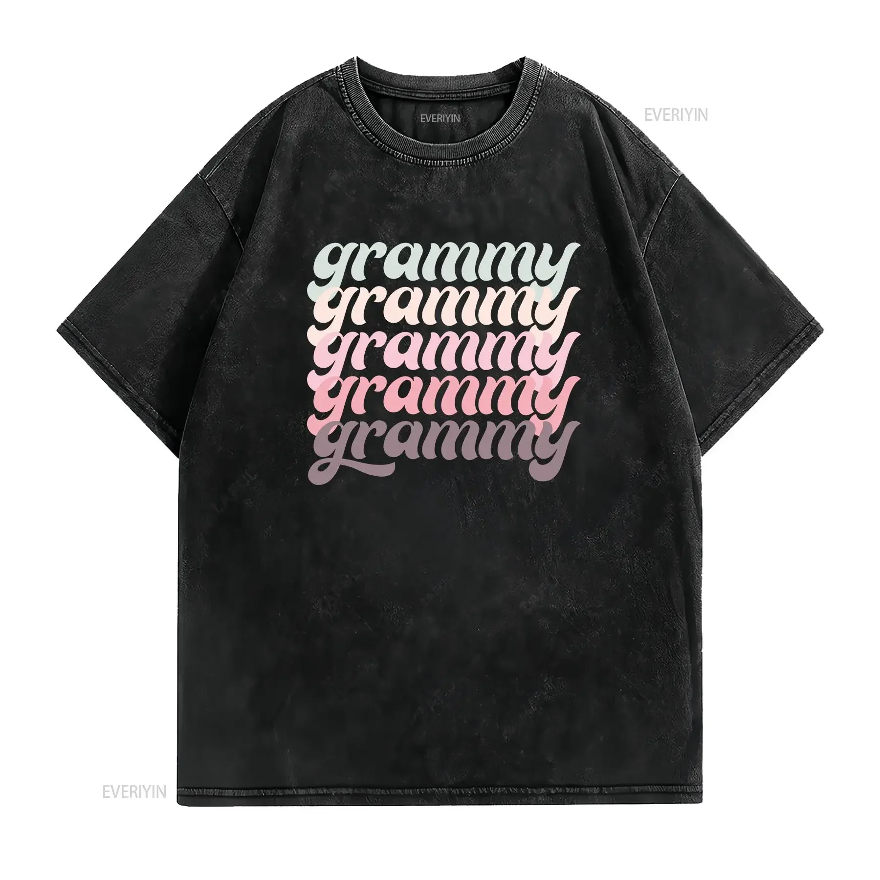 Grammy T Shirt Retro for Grandma Gramma Birthday Idea Grandmother Mothers Day vintage Washed Comfortable fashion Stretched