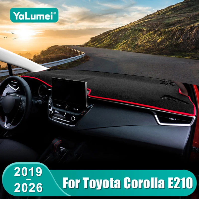 Image of Für Toyota Corolla E210 2019 2020 2021 2022 2023 2024 2025 2026 E 210 Hybrid Auto Armaturenbrett Sonnenschutz Rutschfeste Abdeckung Zubehör