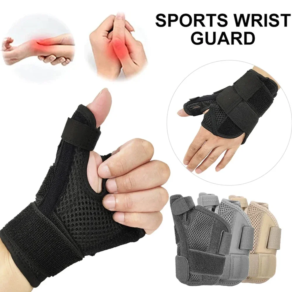 1Pcs Reversible Thumb&Wrist Stabilizer Splint for BlackBerry Thumb,Trigger Finger,Arthritis, Sprained, Carpal Tunnel, Stable