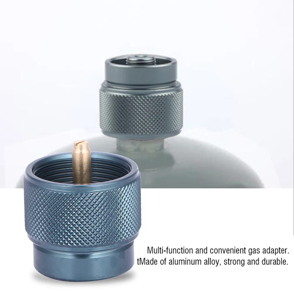 Campinggasfornuis Adapter Converter Multifunctioneel en handig Duurzaam Gemakkelijk te gebruiken ventielbus naar 1L propaantankadapter