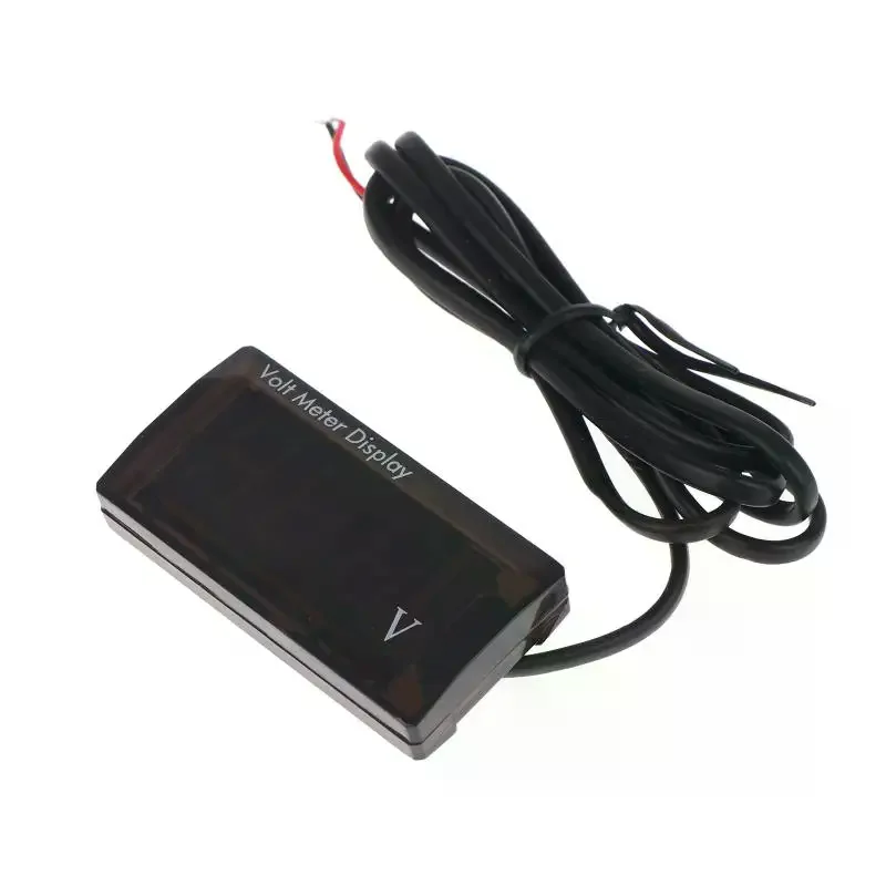 Digital Voltmeter DC Voltage Monitor Mini LED Voltage Display Panel Meter Multiple Color For Car Battery Circuit Testing