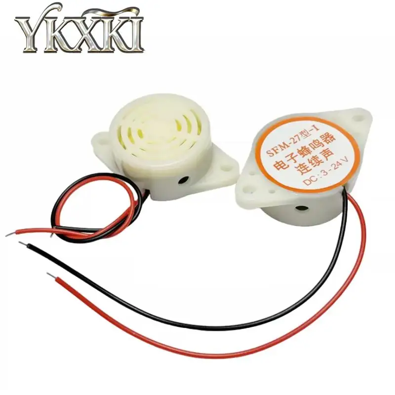 2PCS/LOT SFM-27 type 3015A continuous sound 3015B intermittent sound buzzer DC active 3-24V Electronic Buzzers Alarm