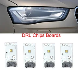 White Lightsource Angel Eyes DRL LED Chips Boards For Audi A4 B8 2012-2015 Replace OEM Super Bright Daytime Running Lights