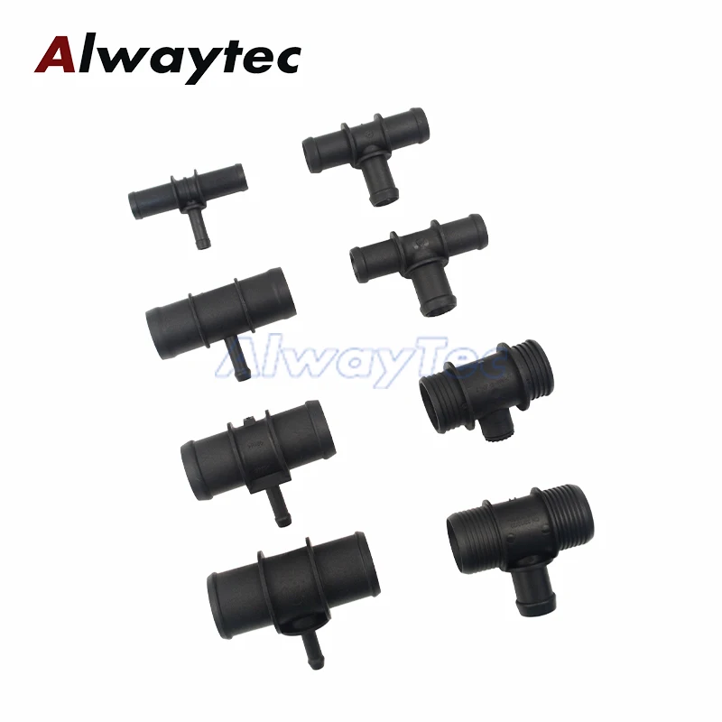 

Coolant Water Pipe Tee Connector Auto 3 Way Heater Water Hose Fitting Connector Kit for VW Audi Skoda