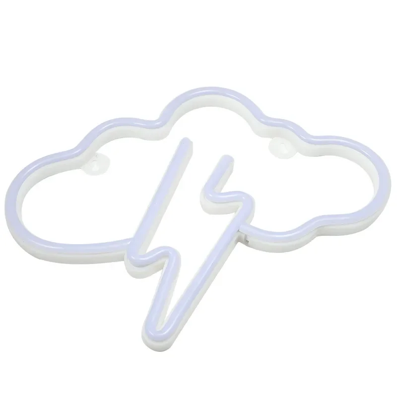 Cloud Lightning LED Neon Sign Night Light Battery/USB Operated for Children\'s Room Party Home Bar Lamp Gift Decoration