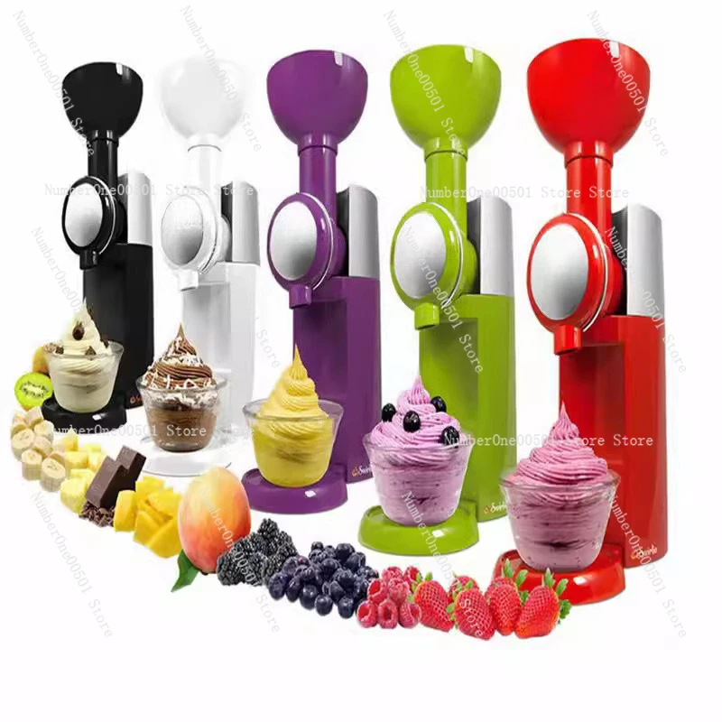 Home Ice Cream Maker Machine Automatic Fruit Sorbet Maker Healthy Frozen Dessert Maker for Family