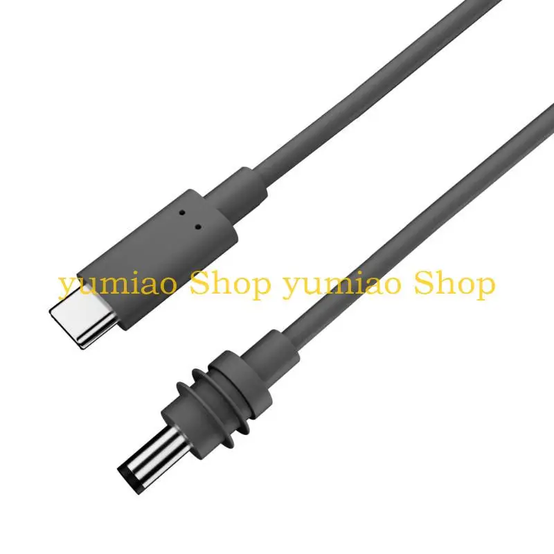 587B Mini TypeC DC5521 Waterproof Power Cable  Ensures Safety with Short Circuit Protecting