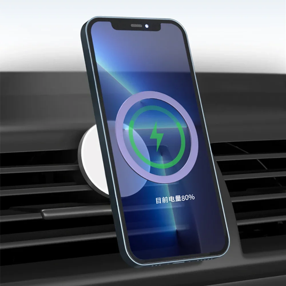 Магнитная нашивка для телефона, мини-наклейка, универсальная магнитная металлическая пластина, кольцо для беспроводного зарядного устройства Magsafe, наклейка из железного листа, магнит