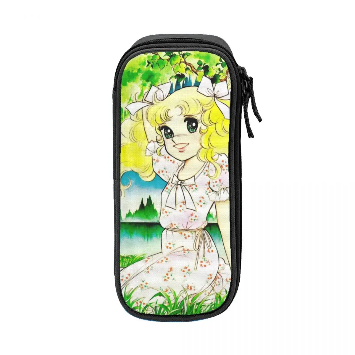 Lovely Candy Candy Manga Pencil Cases Pencil Pouch Pen Holder for Girls Boys Big Capacity Bag Office Gifts Stationery