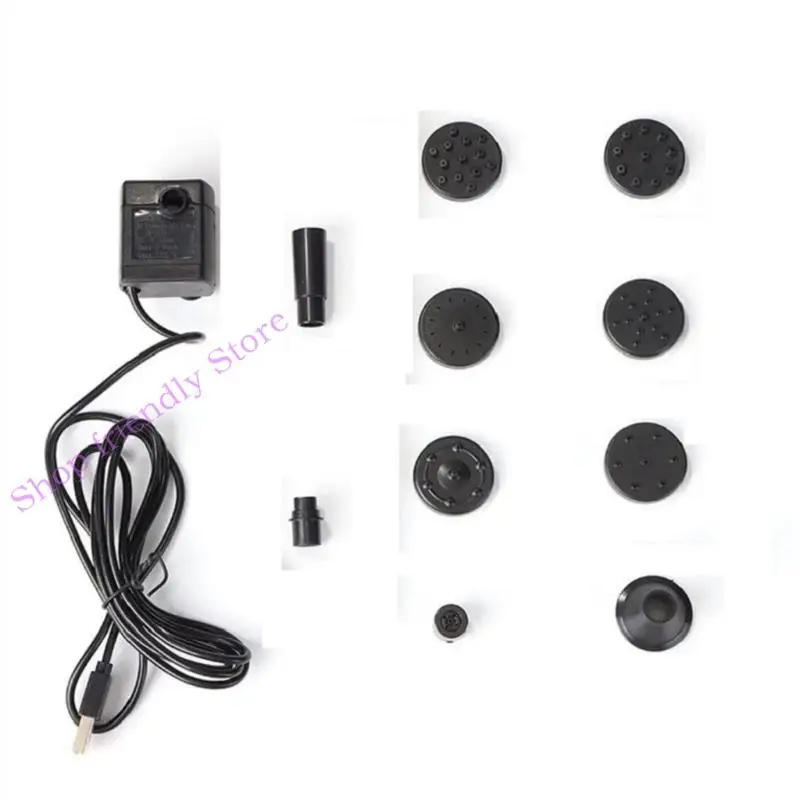 3W Solar Charging Board Water Pump For Small Fountain With Double Power Supply And Easy Installation for Garden