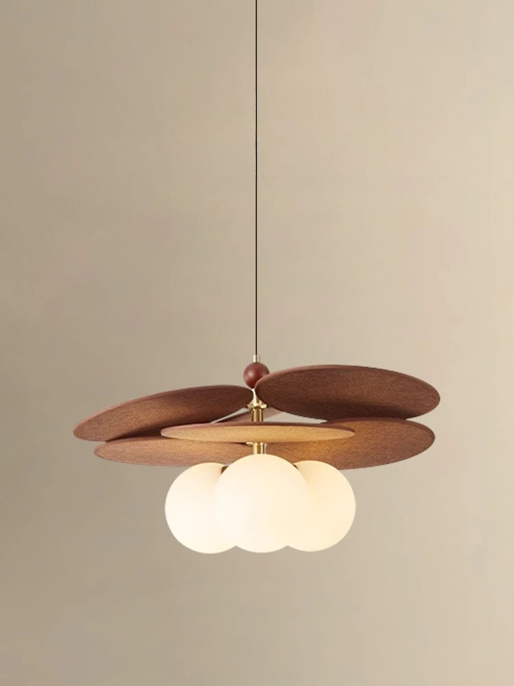 2026 Wabi Sabi Raffia Hanging Chandelier Light Fixture Vintage Bubble Pendant Lamp For Dining Room Living Room Bedroom