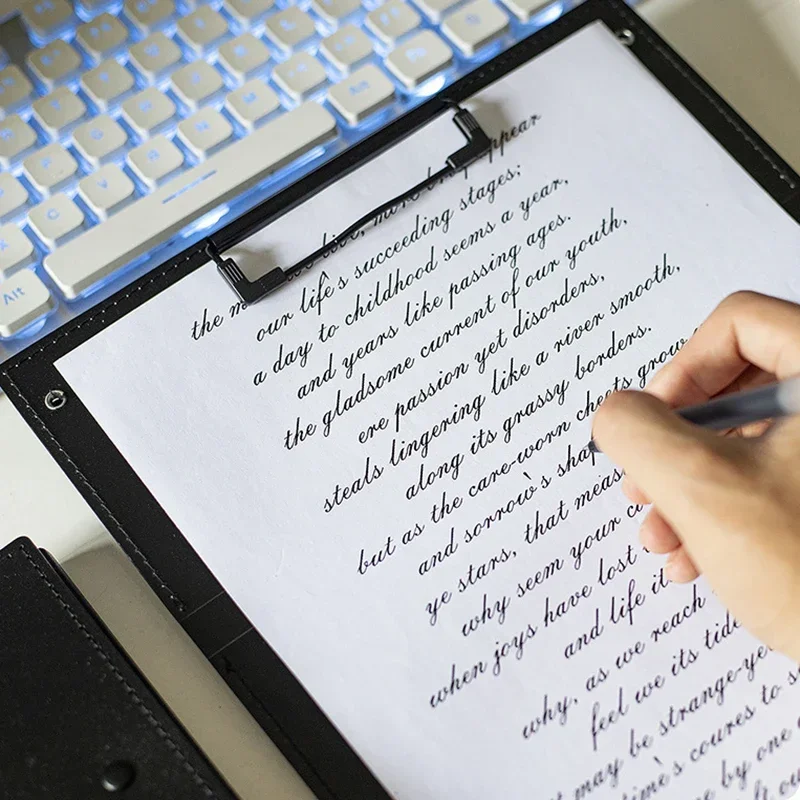 

1 шт. простой складной буфер обмена, портативные доски для зажимов, черный буфер обмена, папки для файлов, офисные принадлежности для врачей, студентов-медсестер