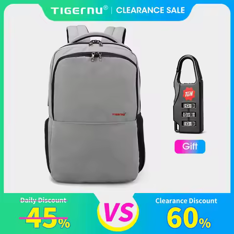 Tigernu Waterproof Anti Theft 15.6inch Laptop Backpack Men Slim School Backpack Bags Male Travel Bagpack For Teenagers Knapsacks