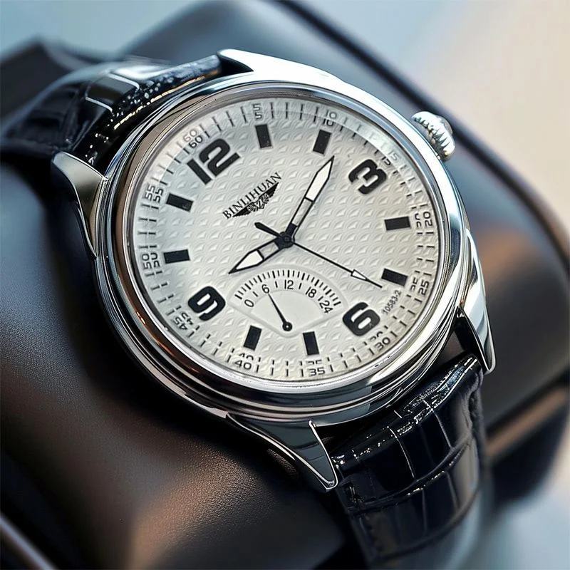 

Top Brand Man Wristwatch Luxury Business Waterproof Men Watch For Men Quartz Clock Leather Men's Watches reloj+Box Men's Gift