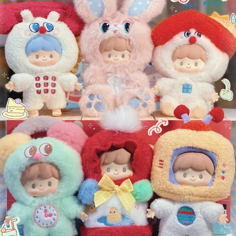 

ZZOTON Childhood Time Machine Series of Vinyl Plush Blind Boxes Are Mysterious Box Collections Decorative Figurines Novel Gifts