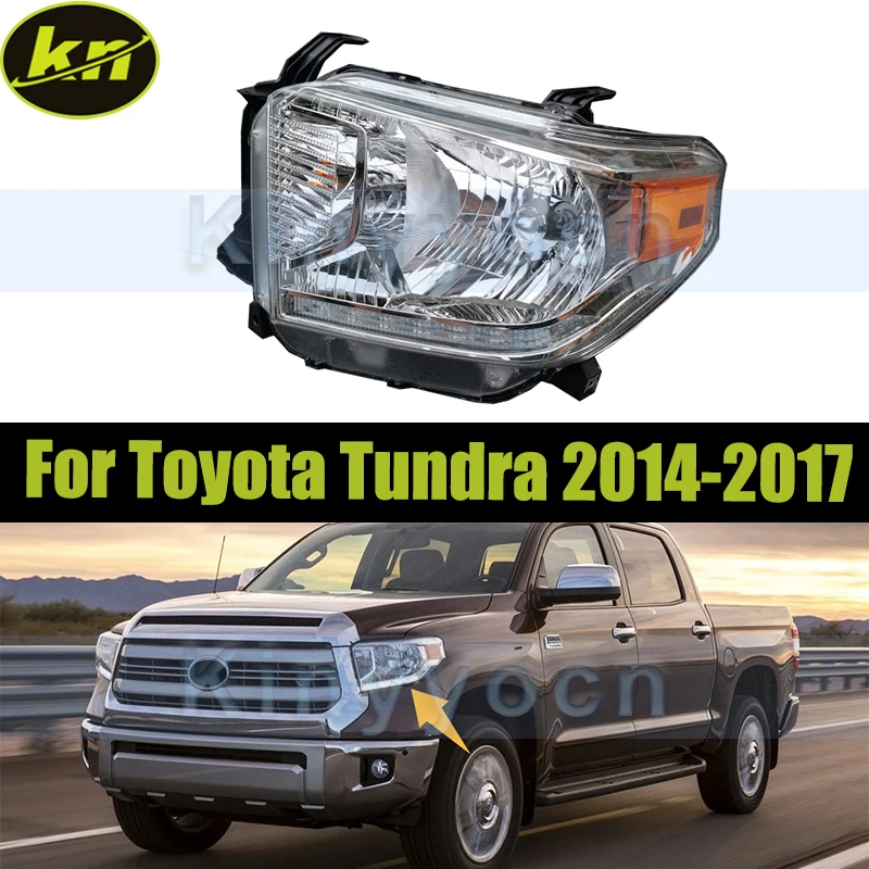 

Front Bumper Headlight Headlamp For Toyota Tundra 2014-2017 Bumper Head Light Head Lamp