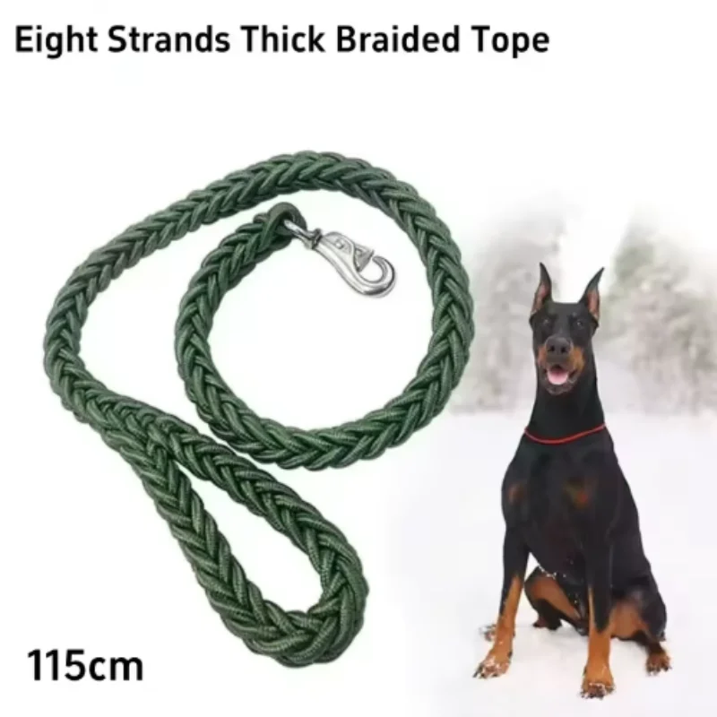 Nylon-Hundegeschirr-Leinen-Set für mittelgroße bis große Hunde, Haustiertraining, Laufen, Gehen, Sicherheitsleinen, ideal zum Bergsteigen