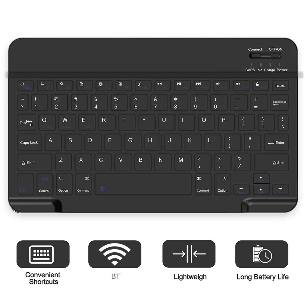 Imagem -04 - Auto Dormir And Wake Dechatable Case Teclado bt Lápis Titular Capa Folio Couro Fit para Samsung Galaxy Tab a9 Plus 11