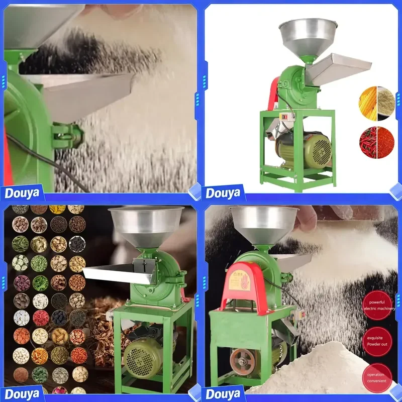 Electric Spices Wheat Rice Grain Flour Corn Mill Grinder Grinding Machines