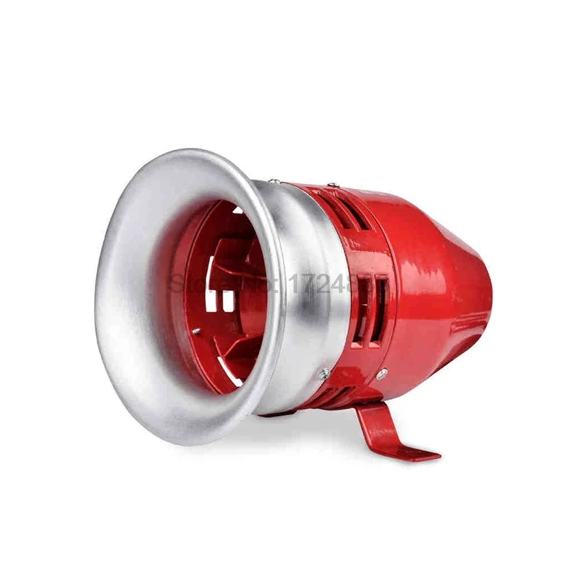 Heavy Duty Motor Siren MS-390 12V 24V 220V Automotive Air Raid Siren Horn Car Truck Motor Driven Alarm Small Motor Buzzer