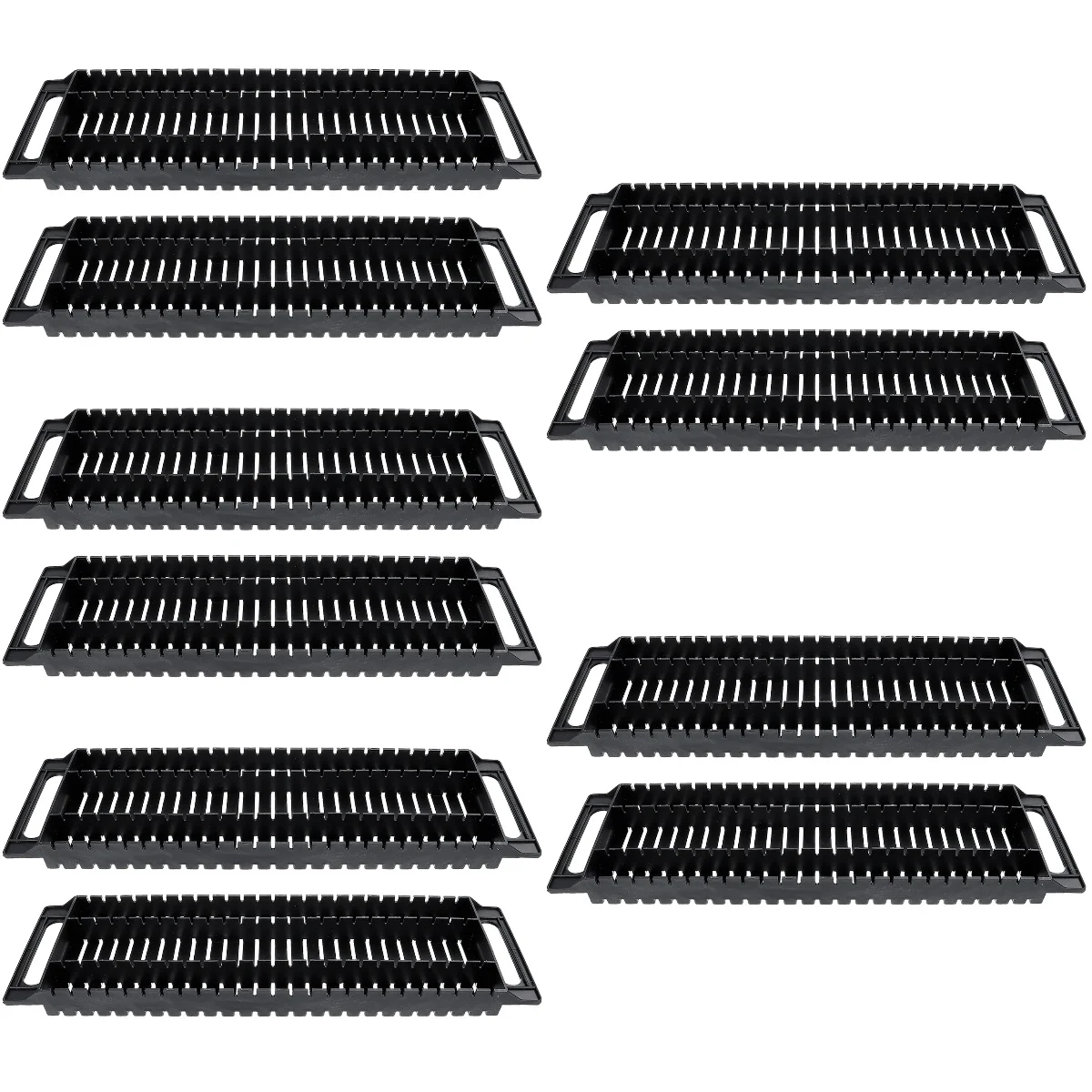 5 Pieces Anti Static Tray Antistatic Bar Bracket Dual-ear Anti-static Pcb End Shelf